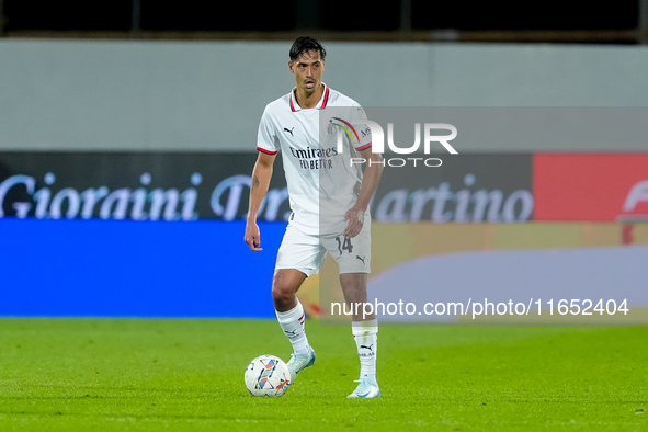 Tijjani Reijnders of AC Milan during the Serie A Enilive match between ACF Fiorentina and AC Milan at Stadio Artemio Franchi on October 06,...