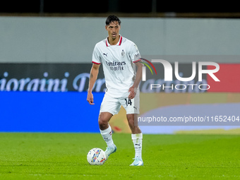 Tijjani Reijnders of AC Milan during the Serie A Enilive match between ACF Fiorentina and AC Milan at Stadio Artemio Franchi on October 06,...