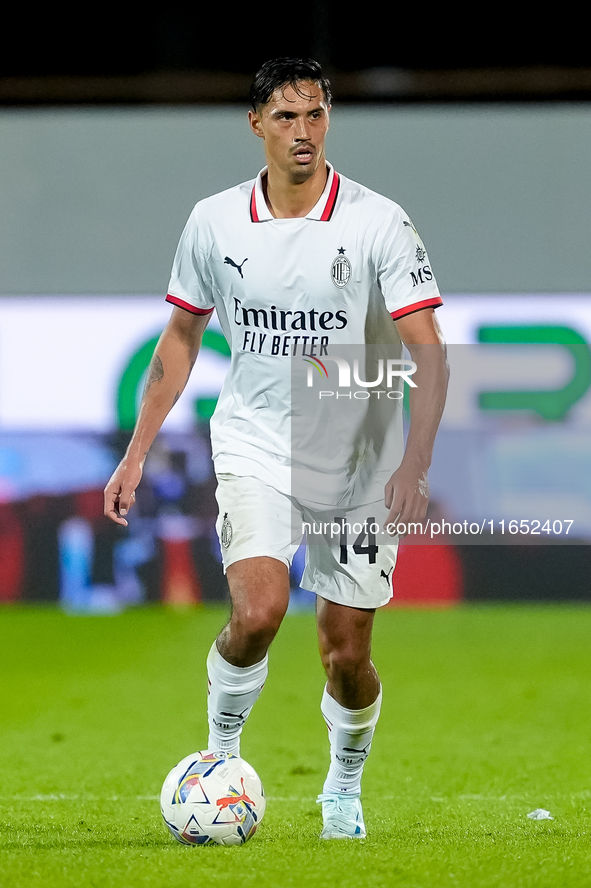 Tijjani Reijnders of AC Milan during the Serie A Enilive match between ACF Fiorentina and AC Milan at Stadio Artemio Franchi on October 06,...