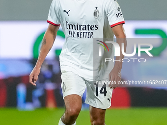 Tijjani Reijnders of AC Milan during the Serie A Enilive match between ACF Fiorentina and AC Milan at Stadio Artemio Franchi on October 06,...