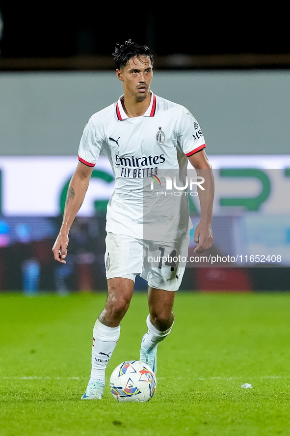 Tijjani Reijnders of AC Milan during the Serie A Enilive match between ACF Fiorentina and AC Milan at Stadio Artemio Franchi on October 06,...