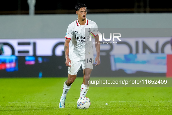 Tijjani Reijnders of AC Milan during the Serie A Enilive match between ACF Fiorentina and AC Milan at Stadio Artemio Franchi on October 06,...