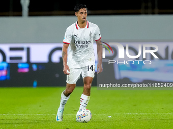 Tijjani Reijnders of AC Milan during the Serie A Enilive match between ACF Fiorentina and AC Milan at Stadio Artemio Franchi on October 06,...