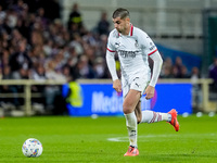 Alvaro Morata of AC Milan during the Serie A Enilive match between ACF Fiorentina and AC Milan at Stadio Artemio Franchi on October 06, 2024...