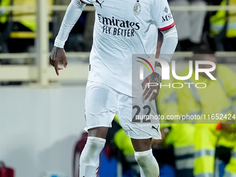 Emerson Royal of AC Milan during the Serie A Enilive match between ACF Fiorentina and AC Milan at Stadio Artemio Franchi on October 06, 2024...