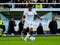 Samuel Chukwueze of AC Milan during the Serie A Enilive match between ACF Fiorentina and AC Milan at Stadio Artemio Franchi on October 06, 2...