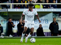 Samuel Chukwueze of AC Milan during the Serie A Enilive match between ACF Fiorentina and AC Milan at Stadio Artemio Franchi on October 06, 2...