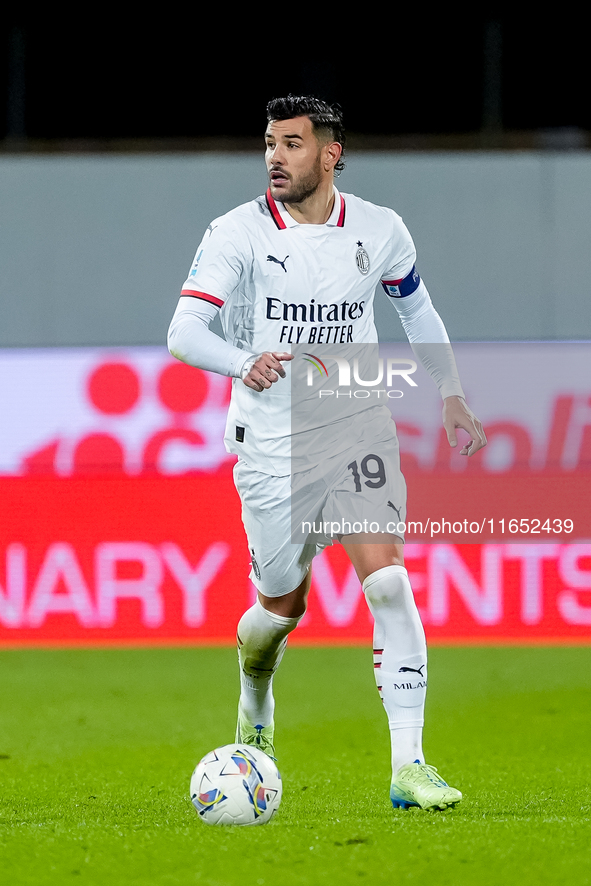 Theo Hernandez of AC Milan during the Serie A Enilive match between ACF Fiorentina and AC Milan at Stadio Artemio Franchi on October 06, 202...