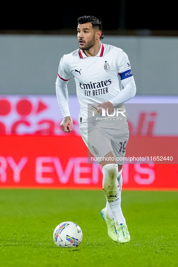 Theo Hernandez of AC Milan during the Serie A Enilive match between ACF Fiorentina and AC Milan at Stadio Artemio Franchi on October 06, 202...