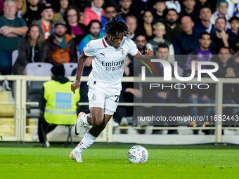 Samuel Chukwueze of AC Milan during the Serie A Enilive match between ACF Fiorentina and AC Milan at Stadio Artemio Franchi on October 06, 2...