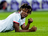 Samuel Chukwueze of AC Milan looks dejected during the Serie A Enilive match between ACF Fiorentina and AC Milan at Stadio Artemio Franchi o...