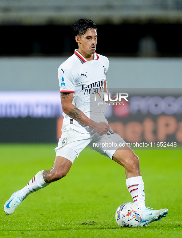 Tijjani Reijnders of AC Milan during the Serie A Enilive match between ACF Fiorentina and AC Milan at Stadio Artemio Franchi on October 06,...