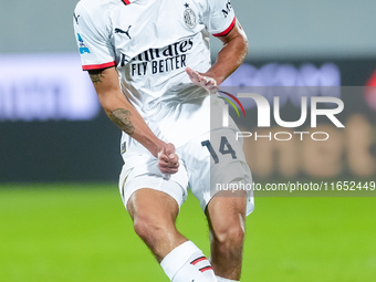 Tijjani Reijnders of AC Milan during the Serie A Enilive match between ACF Fiorentina and AC Milan at Stadio Artemio Franchi on October 06,...