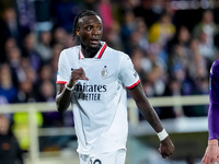 Tammy Abraham of AC Milan looks on during the Serie A Enilive match between ACF Fiorentina and AC Milan at Stadio Artemio Franchi on October...