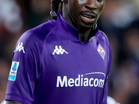 Moise Kean of ACF Fiorentina during the Serie A Enilive match between ACF Fiorentina and AC Milan at Stadio Artemio Franchi on October 06, 2...