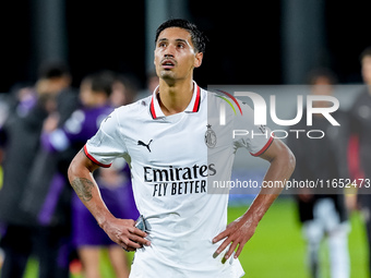 Tijjani Reijnders of AC Milan looks dejected during the Serie A Enilive match between ACF Fiorentina and AC Milan at Stadio Artemio Franchi...