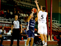 MACIEJ GARWOL participates in a Polish 2nd Division game between Young Slask Wroclaw and Pogon in Wroclaw, Poland, on October 9, 2024. (