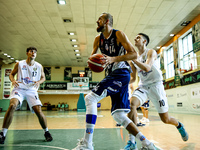 Tomasz Nowakowski participates in a Polish 2nd Division game between Young Slask Wroclaw and Pogon in Wroclaw, Poland, on October 9, 2024. (