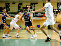 GRZEGORZ MORDZAK participates in a Polish 2nd Division game between Young Slask Wroclaw and Pogon in Wroclaw, Poland, on October 9, 2024. (