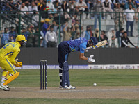 Martin Guptill of Southern Superstars bats during the Legends League Cricket T20 match between Toyam Hyderabad and Southern Superstars at th...