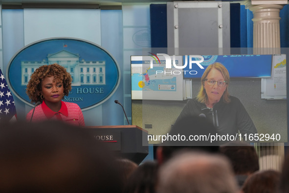 The White House Press Secretary briefs the press corps on Hurricane Milton preparations. The FEMA Administrator, Deanne Criswell, joins the...