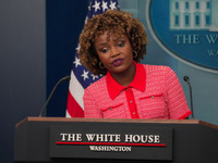 The White House Press Secretary briefs the press corps on Hurricane Milton preparations. The FEMA Administrator, Deanne Criswell, joins the...