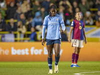 Khadija Shaw #21 of Manchester City W.F.C. celebrates her goal during the UEFA Women's Champions League Group D match between Manchester Cit...