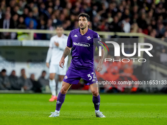 Danilo Cataldi of ACF Fiorentina during the Serie A Enilive match between ACF Fiorentina and AC Milan at Stadio Artemio Franchi on October 0...