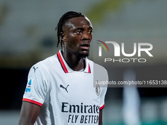 Tammy Abraham of AC Milan looks on during the Serie A Enilive match between ACF Fiorentina and AC Milan at Stadio Artemio Franchi on October...