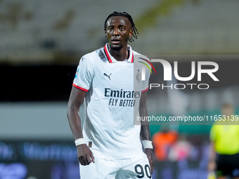 Tammy Abraham of AC Milan looks on during the Serie A Enilive match between ACF Fiorentina and AC Milan at Stadio Artemio Franchi on October...