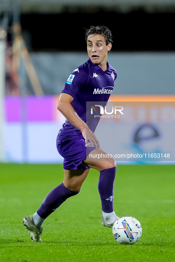 Edoardo Bove of ACF Fiorentina during the Serie A Enilive match between ACF Fiorentina and AC Milan at Stadio Artemio Franchi on October 06,...