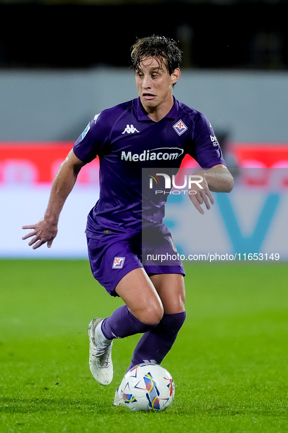 Edoardo Bove of ACF Fiorentina during the Serie A Enilive match between ACF Fiorentina and AC Milan at Stadio Artemio Franchi on October 06,...