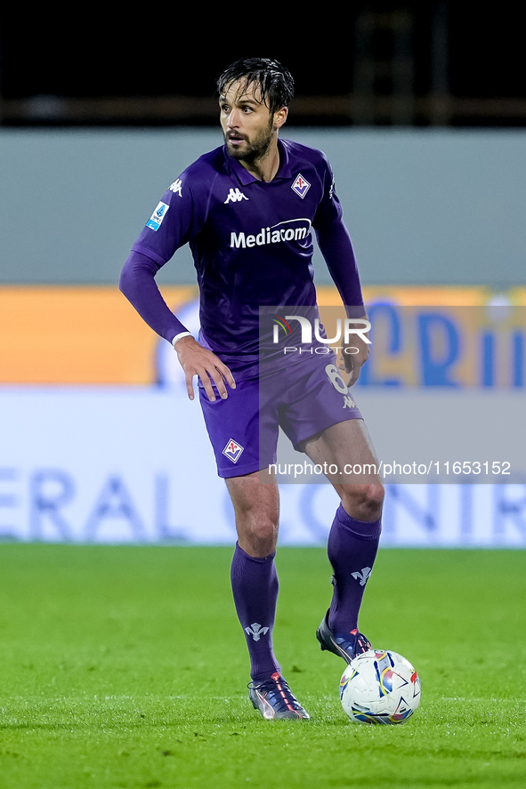 Luca Ranieri of ACF Fiorentina during the Serie A Enilive match between ACF Fiorentina and AC Milan at Stadio Artemio Franchi on October 06,...