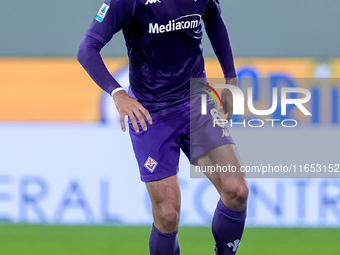 Luca Ranieri of ACF Fiorentina during the Serie A Enilive match between ACF Fiorentina and AC Milan at Stadio Artemio Franchi on October 06,...