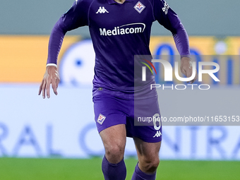 Luca Ranieri of ACF Fiorentina during the Serie A Enilive match between ACF Fiorentina and AC Milan at Stadio Artemio Franchi on October 06,...