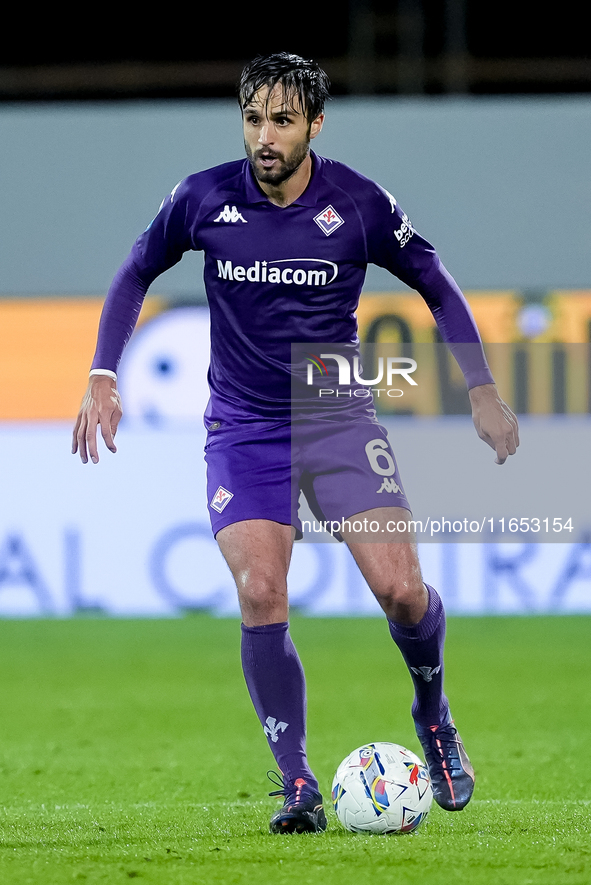 Luca Ranieri of ACF Fiorentina during the Serie A Enilive match between ACF Fiorentina and AC Milan at Stadio Artemio Franchi on October 06,...