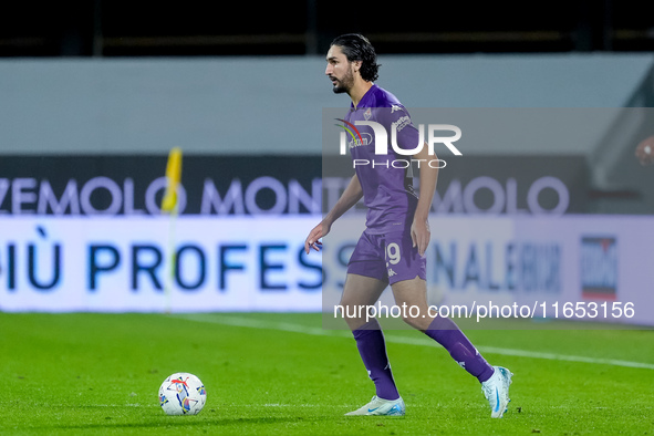 Yacine Adli of ACF Fiorentina during the Serie A Enilive match between ACF Fiorentina and AC Milan at Stadio Artemio Franchi on October 06,...