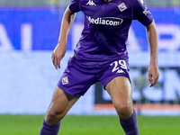 Yacine Adli of ACF Fiorentina during the Serie A Enilive match between ACF Fiorentina and AC Milan at Stadio Artemio Franchi on October 06,...