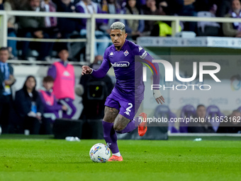 Dodo of ACF Fiorentina during the Serie A Enilive match between ACF Fiorentina and AC Milan at Stadio Artemio Franchi on October 06, 2024 in...