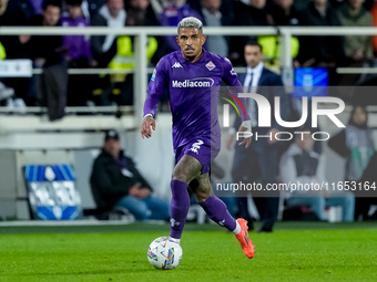 Dodo of ACF Fiorentina during the Serie A Enilive match between ACF Fiorentina and AC Milan at Stadio Artemio Franchi on October 06, 2024 in...