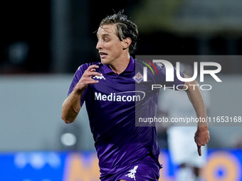 Edoardo Bove of ACF Fiorentina during the Serie A Enilive match between ACF Fiorentina and AC Milan at Stadio Artemio Franchi on October 06,...