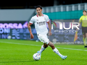 Tijjani Reijnders of AC Milan during the Serie A Enilive match between ACF Fiorentina and AC Milan at Stadio Artemio Franchi on October 06,...