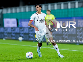 Tijjani Reijnders of AC Milan during the Serie A Enilive match between ACF Fiorentina and AC Milan at Stadio Artemio Franchi on October 06,...