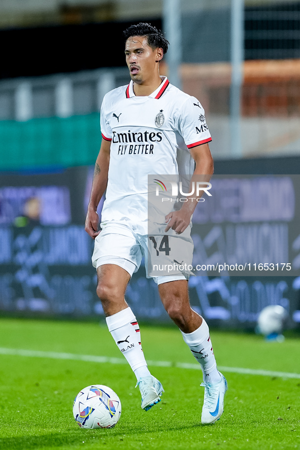 Tijjani Reijnders of AC Milan during the Serie A Enilive match between ACF Fiorentina and AC Milan at Stadio Artemio Franchi on October 06,...