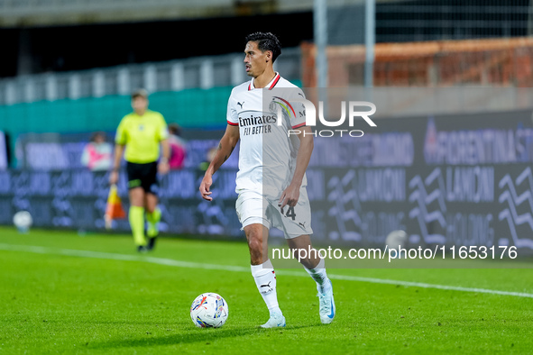 Tijjani Reijnders of AC Milan during the Serie A Enilive match between ACF Fiorentina and AC Milan at Stadio Artemio Franchi on October 06,...