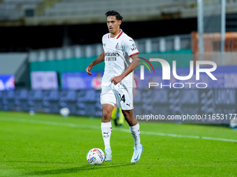 Tijjani Reijnders of AC Milan during the Serie A Enilive match between ACF Fiorentina and AC Milan at Stadio Artemio Franchi on October 06,...