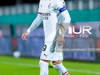 Theo Hernandez of AC Milan during the Serie A Enilive match between ACF Fiorentina and AC Milan at Stadio Artemio Franchi on October 06, 202...