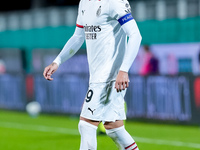 Theo Hernandez of AC Milan during the Serie A Enilive match between ACF Fiorentina and AC Milan at Stadio Artemio Franchi on October 06, 202...