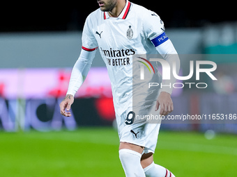 Theo Hernandez of AC Milan during the Serie A Enilive match between ACF Fiorentina and AC Milan at Stadio Artemio Franchi on October 06, 202...