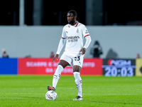 Fikayo Tomori of AC Milan during the Serie A Enilive match between ACF Fiorentina and AC Milan at Stadio Artemio Franchi on October 06, 2024...